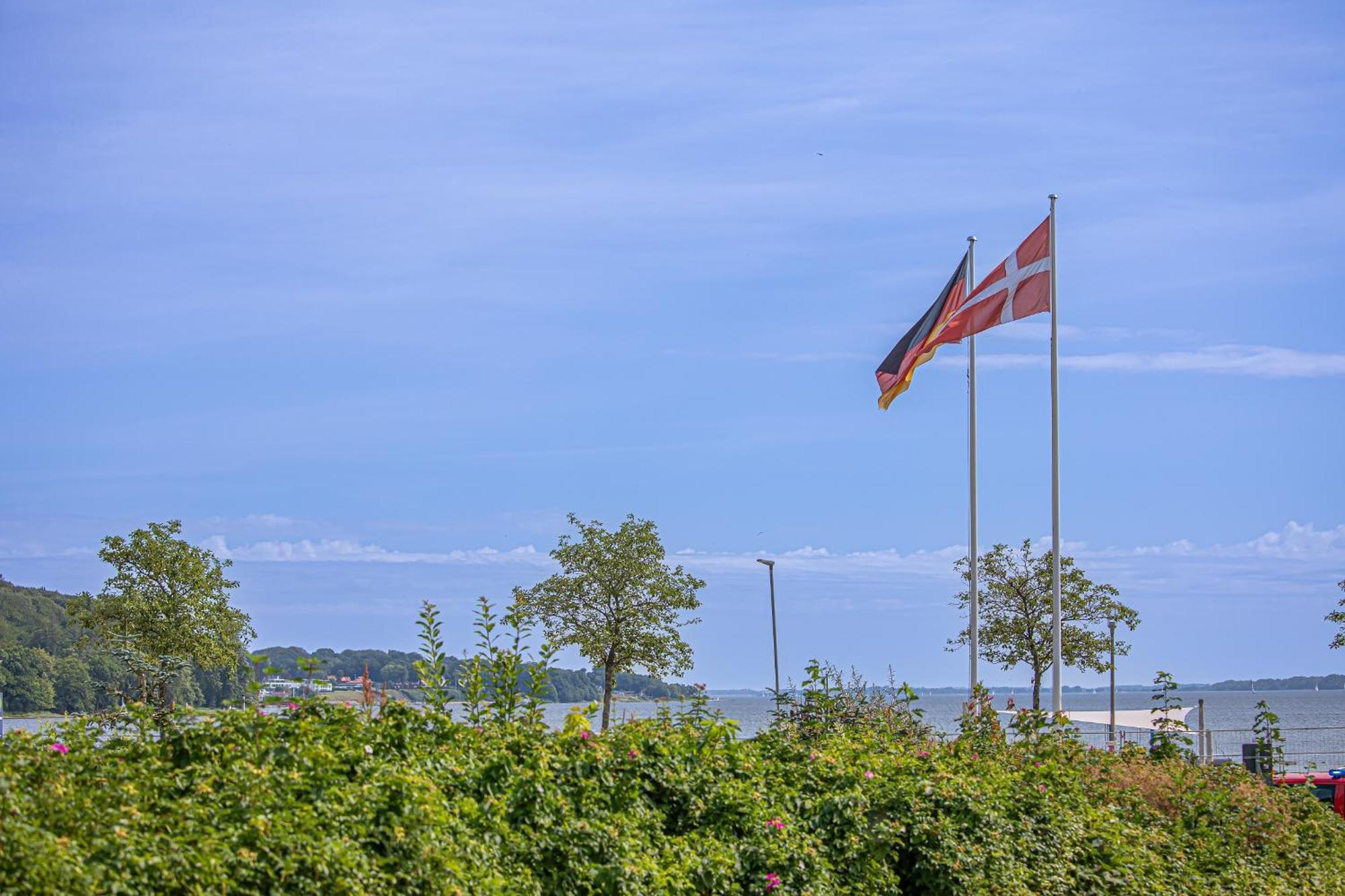 Strandresidenz Wassersleben: Meeresbrise Apartment mit Meerblick Harrislee Exterior photo